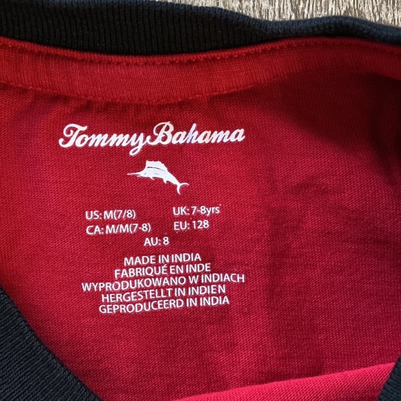 Tommy Bahama Christmas Shirt Size 7/8 - Picture 4 of 7